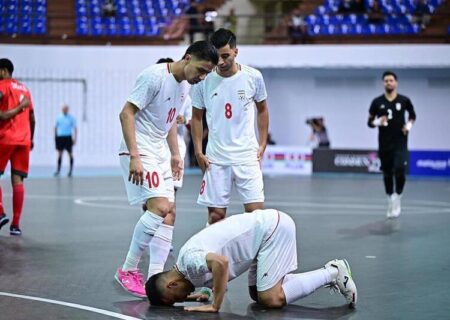 صعود تیم ملی فوتسال به جام ملت‌های آسیا با ۳ برد