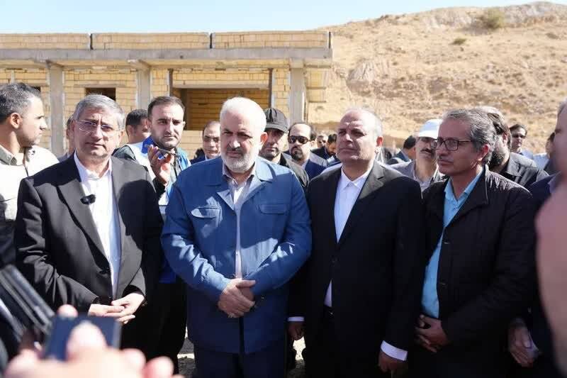 فیلم/ افتتاح سد تاجامیر با حضور وزیر نیرو