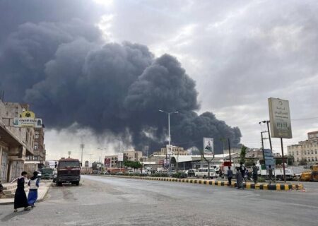 تصاویری از صنعا پس از حمله امروز رژیم صهیونیستی