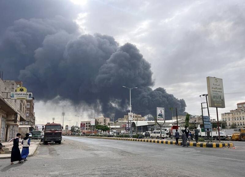 تصاویری از صنعا پس از حمله امروز رژیم صهیونیستی