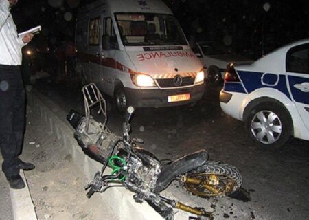 یک کشته و سه مصدوم در سانحه موتورسواری در میبد