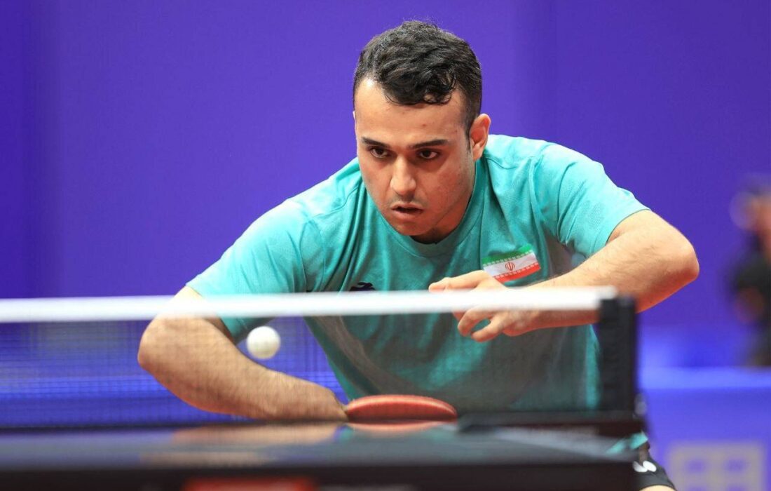 صعود نماینده تنیس روی میز ایران به جمع ١٦ بازیکن فیدر استانبول