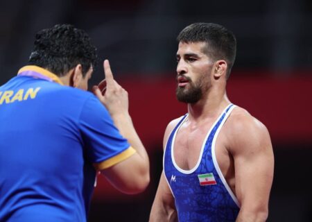شکست سنگین یونس امامی مقابل کشتی‌گیر ژاپنی