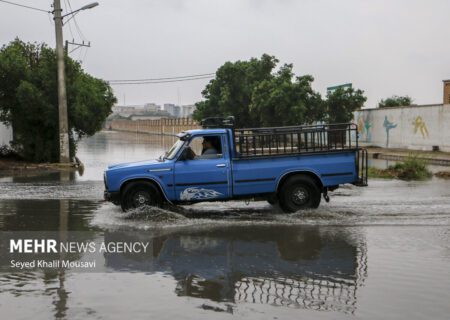بارندگی شدید تابستانی در غرب مازندران