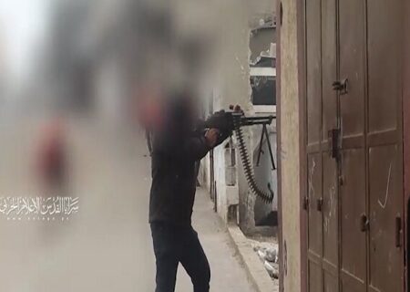 درگیری نزدیک مبارزان مقاومت با نظامیان اسرائیلی