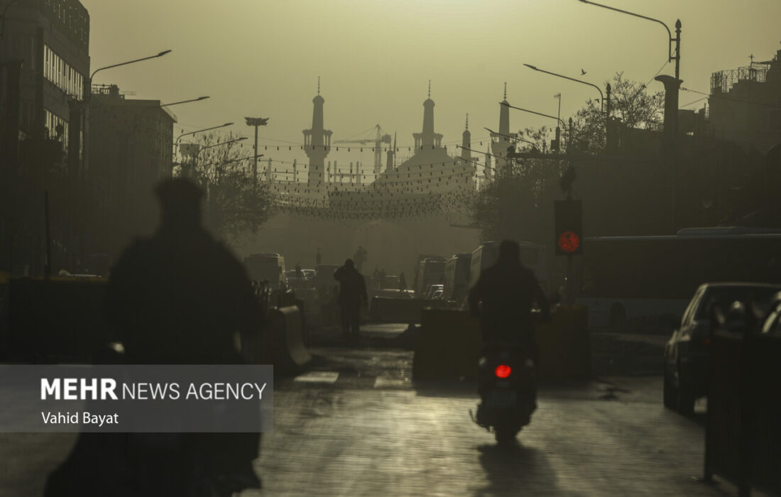 هوای مشهد درگیر آلودگی گرد و غباری شده است