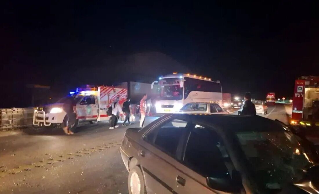 تصادف زنجیرهای در محور فیروزکوه؛ ۹ نفر مصدوم شدند