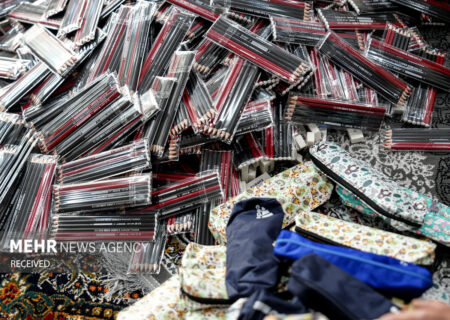 اهدای ۸۰۰ بسته نوشت افزار به دانش‌آموزان نیازمند تربت‌جامی