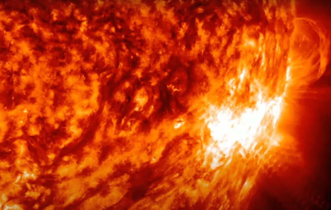 دمای شراره‌های خورشیدی به ۶۰ میلیون درجه سلیوس می‌رسد