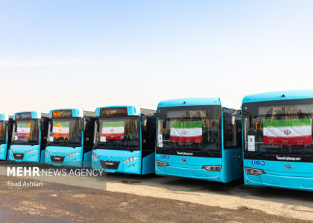رونمایی از ۲۰۱ دستگاه اتوبوس جدید برقی و افتتاح ۲ ایستگاه شارژ خودرو