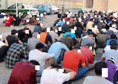 پلیس خبر داد: جمع‌آوری 137 معتاد متجاهر از سطح شهرستان بهارستان
