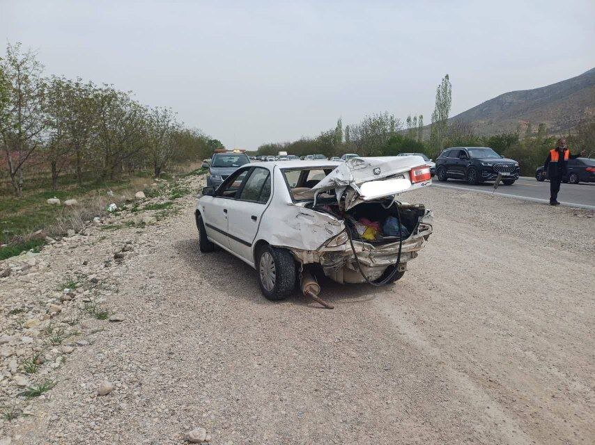 واژگونی پراید در گالیکش با ۴ مصدوم