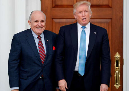 جولیانی در تصادف رانندگی زخمی شد