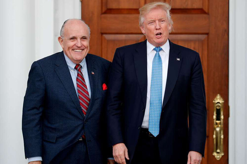 جولیانی در تصادف رانندگی زخمی شد