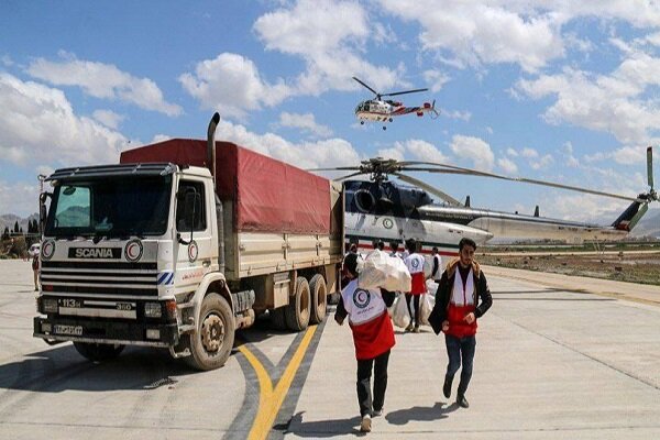 ارسال ۶۰ تن کمک بشردوستانه هلالاحمر ایران به سیلزدگان پاکستان
