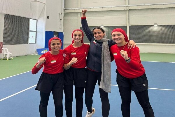 حضور تیم تنیس دختران کمتر از ۱۲ سال ایران در مسابقات بین قاره‌ای