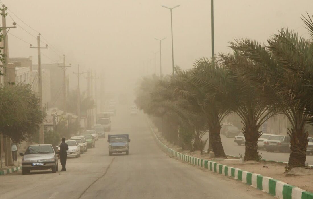 هشدار زرد وقوع گرد و خاک و تند باد لحظهای در خوزستان
