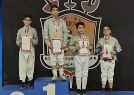 نائب قهرمانی شمشیر باز همدانی در رقابت های کشوری