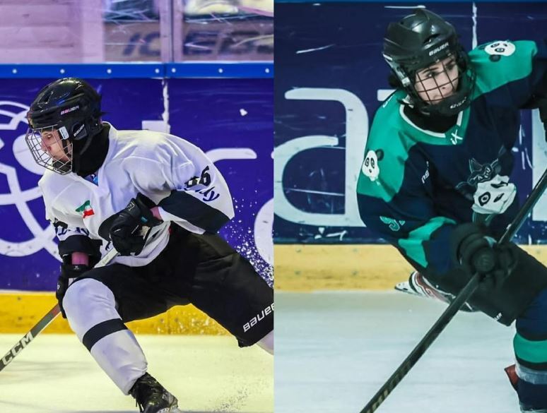 حضور دختران جوان هاکی روی یخ ایران در لیگ مجارستان