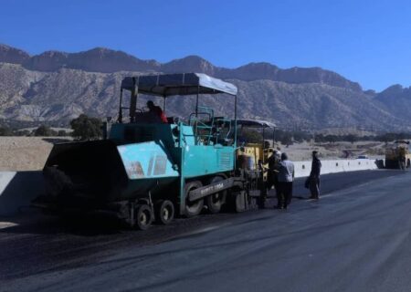 روکش آسفالت مسیر ایلام- چوار- ایوان