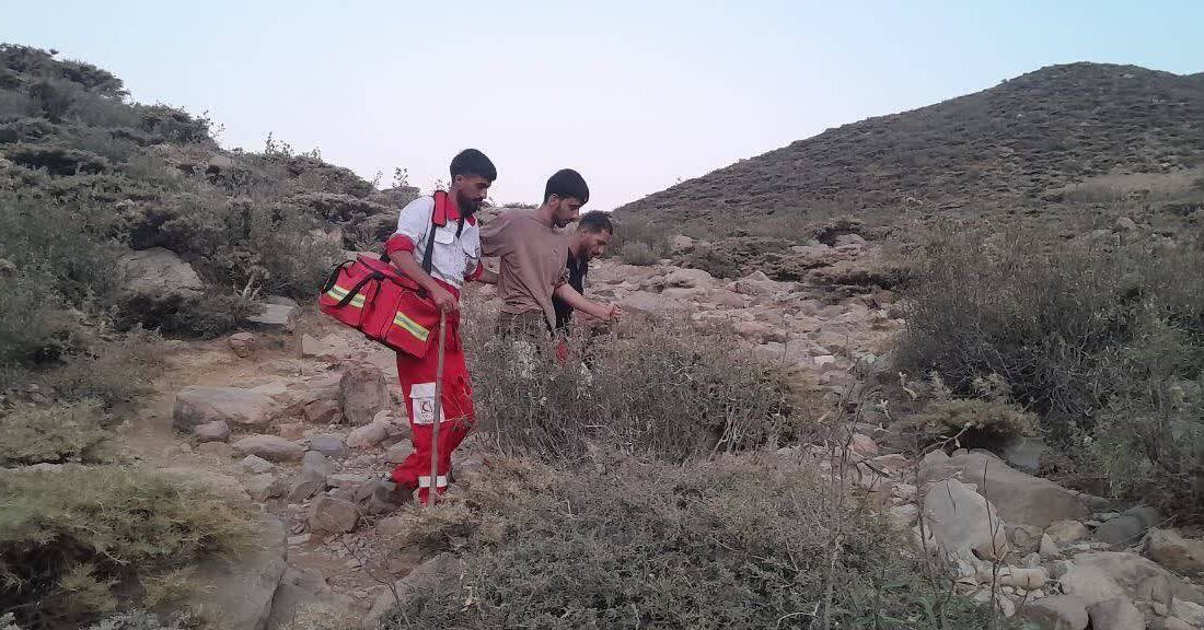 امدادرسانی به مصدوم عشایر در بازفت