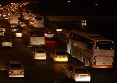 شلوغی دوباره جاده های گیلان با فرا رسیدن شب