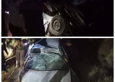 یک فوتی در واژگونی محور سه راهی کارخانه گچ به کوهنانی