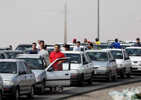 ترافیک پرحجم در جاده‌های شمالی