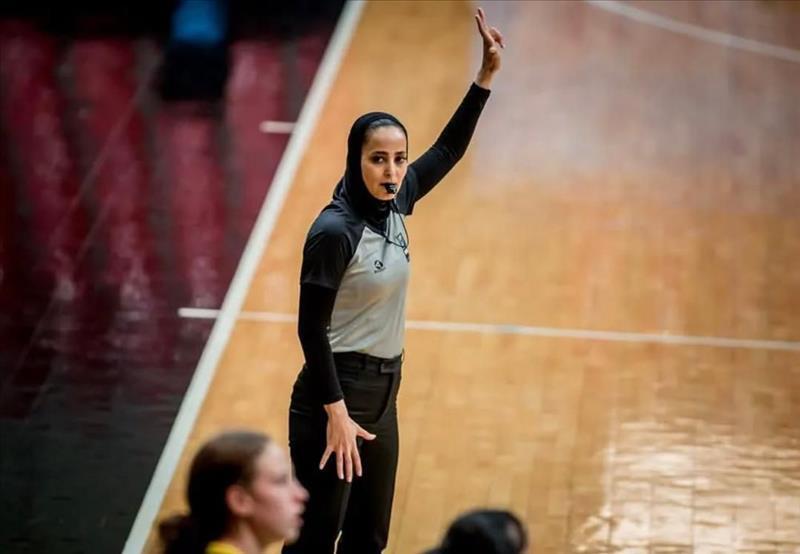 قضاوت داور بینالمللی ایران در بسکتبال دختران جام آسیا