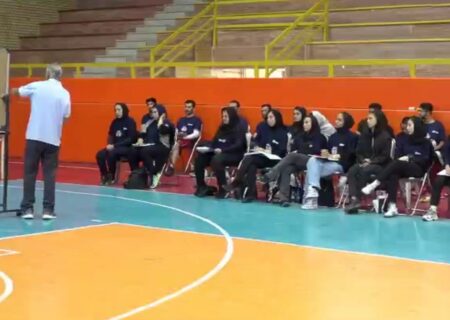 برگزاری کلاس مربیگری درجه ۳ بسکتبال در سراب