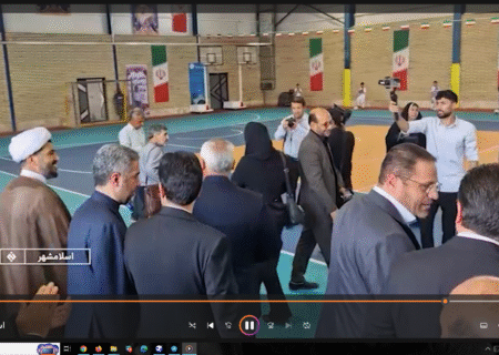 بهره برداری از ورزشگاه چند منظوره شهدای اقتدار در اسلامشهر