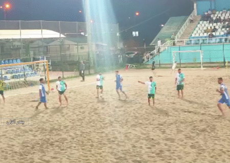 ۲ پیروزی گیلانی‌ها در لیگ یک فوتبال ساحلی