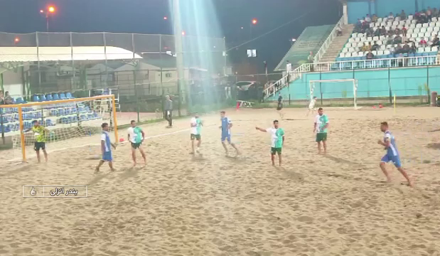 ۲ پیروزی گیلانی‌ها در لیگ یک فوتبال ساحلی