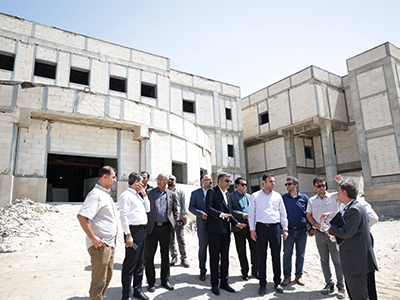 بازدید نماینده دفتر رهبری از بیمارستان ۶۴ تختخوابی اعصاب و روان