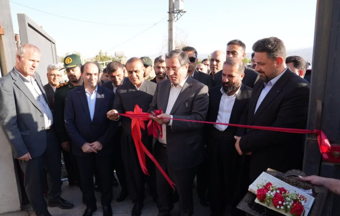 افتتاح دو پروژه صنعتی در شهرک صنعتی سردشت