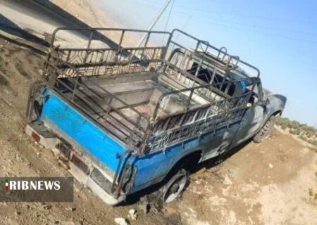 نقص فنی، جان سرنشین نیسان در لرستان را گرفت