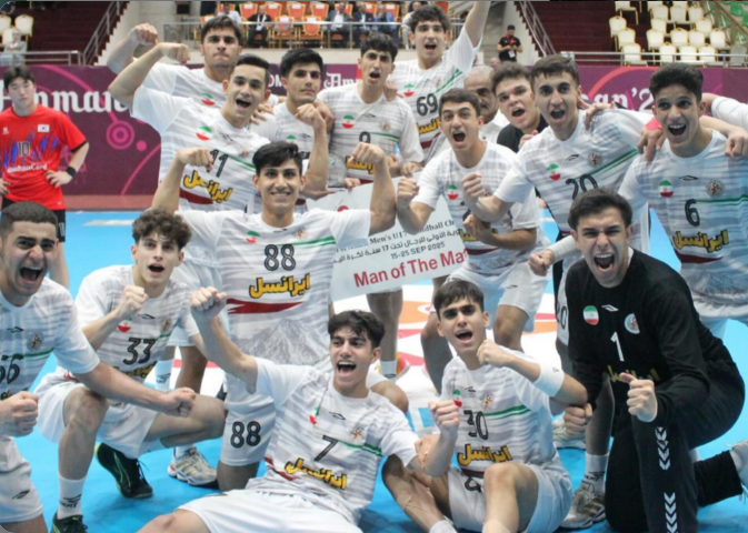 صدرنشینی پسران هندبال ایران با برتری مقابل کره جنوبی