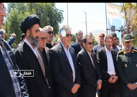 کلنگ‌زنی استخر دانش‌آموزی در خلخال