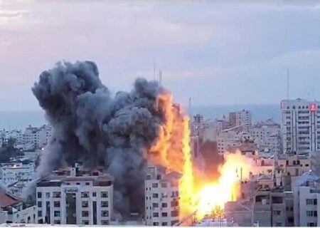 حملات گسترده ارتش صهیونیستی به غزه