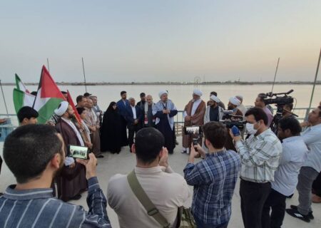 اروندکنار میزبان کاروان یاران صمود