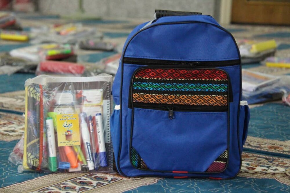 توزیع ۲ هزار بسته لوازم التحریر در قالب پویش مهرعلوی در شرق مازندران