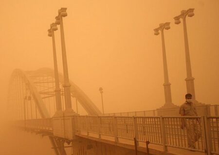 تداوم پدیده گرد و خاک در خوزستان تا امروز