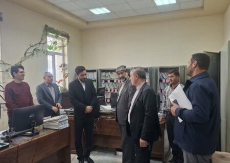 بازدید رئیس کل دادگستری آذربایجان‌غربی از شعبه‌های دادگستری مهاباد