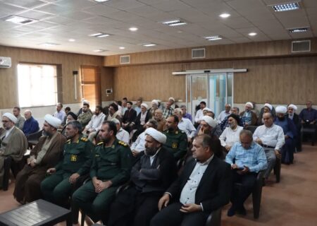 برگزاری نشست ارکان مساجد مهریز گرامیداشت هفته دفاع مقدس