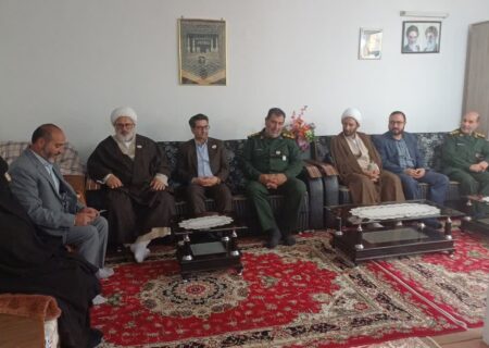 گرامیداشت خانواده شهید رجبی‌زاده در میاندوآب