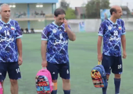 فوتبال خیریه در فومن؛ کمک به کودکان کار و ایتام