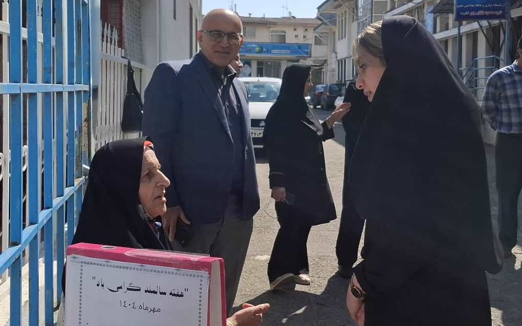 برپایی ایستگاه سلامت سالمندان در لنگرود، گرامیداشت هفته تکریم سالمندان