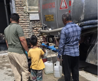 تأمین آب شرب ۲۴ روستای مشهد با تانکرهای سیار
