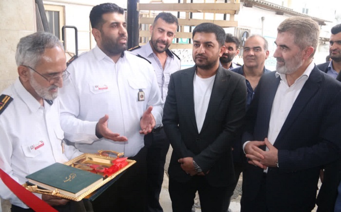 افتتاح ۲ پروژه خدماتی و ورزشی شهرداری آمل در سالروز آتشنشانی
