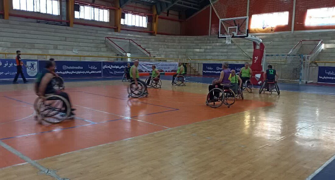 برگزاری پرشور مسابقات بسکتبال با ویلچر در شهرکرد